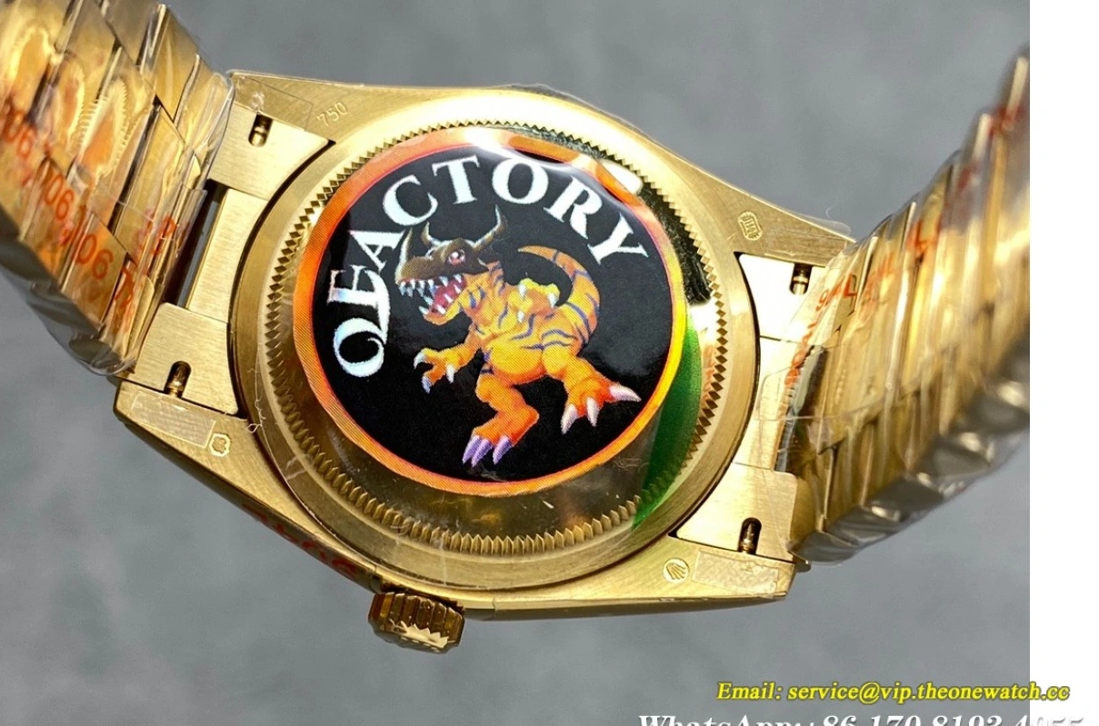 Weight) Stk YG Gold 128238 VR3255(Gain QF DayDate V3 YG 36mm 0513